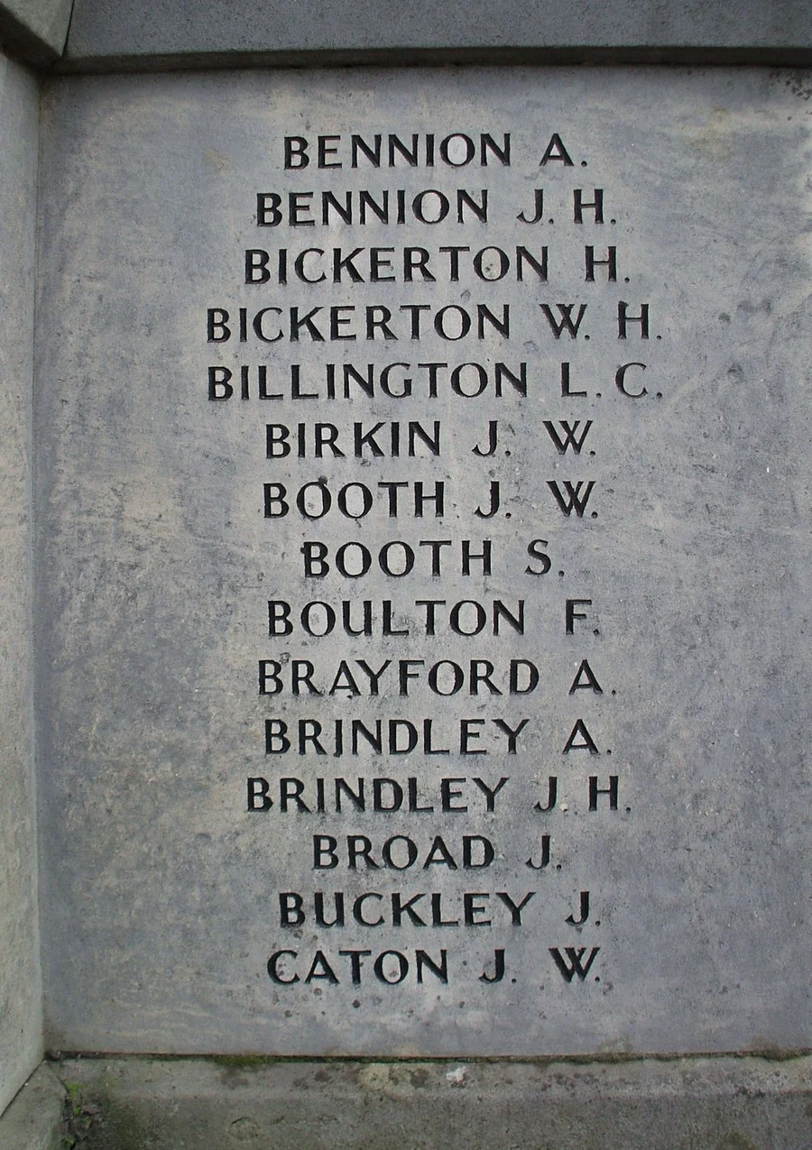 Wolstanton War Memorial Staffordshire