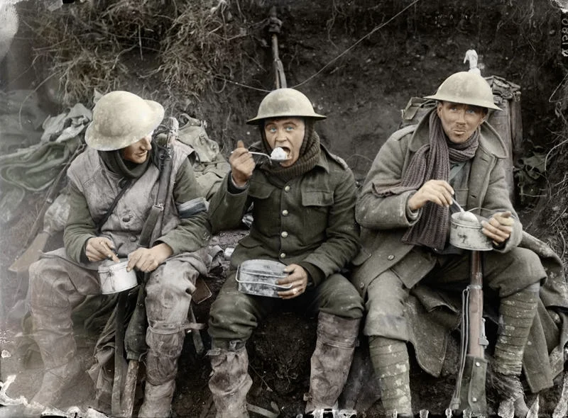 Ww1 Colourized Military Photo 1