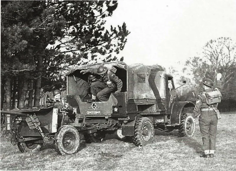 WW2 Anti Tank gun and crew