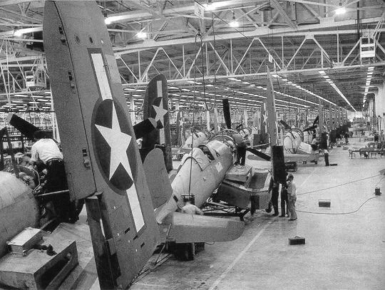 Wwii Planes Being Built 