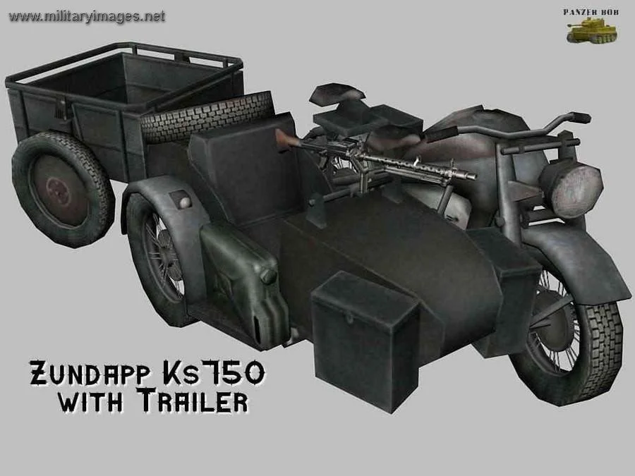 Zundapp Ks750 w trailer