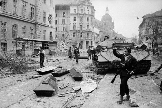 Recalling the 1956 Hungarian uprising against the Soviet Union through photographs by the great Michael Rougier.